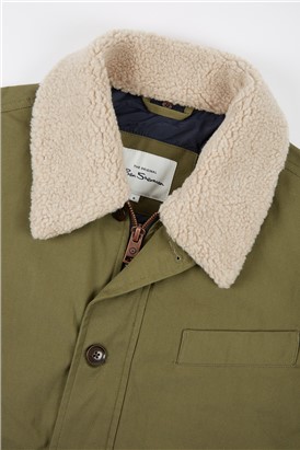  Hemp Green Workers Coat