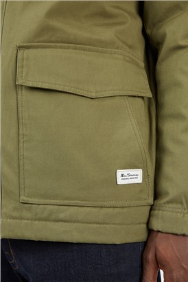  Hemp Green Workers Coat