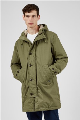  Hemp Green Modern Parka