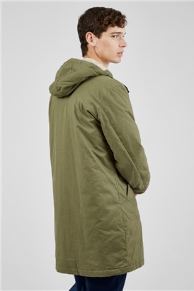  Hemp Green Modern Parka