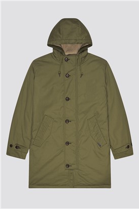  Hemp Green Modern Parka