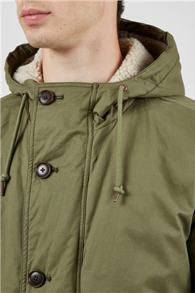  Hemp Green Modern Parka