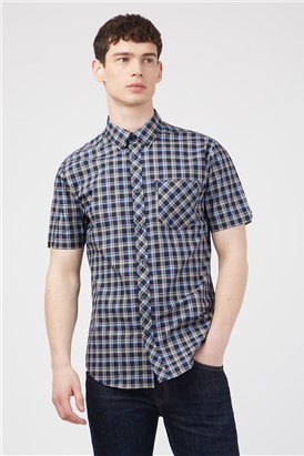  Regular Fit Short Sleeve Check Shirt