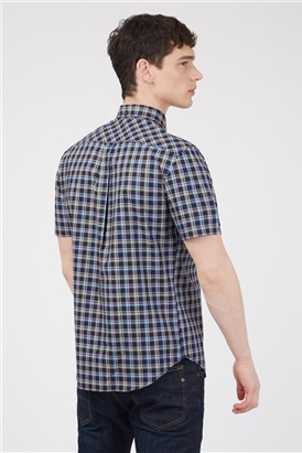  Regular Fit Short Sleeve Check Shirt