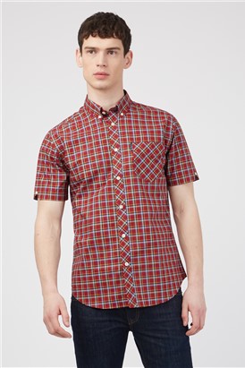  Regular Fit Short Sleeve Check Shirt