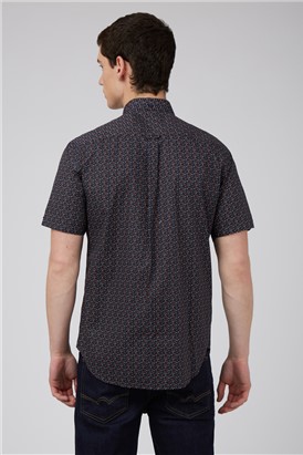  Short Sleeve Spot Print Shirt