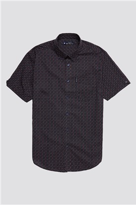  Short Sleeve Spot Print Shirt