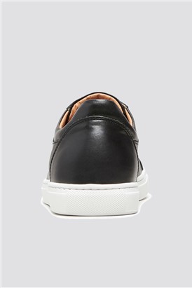  Leather Trainer in Black