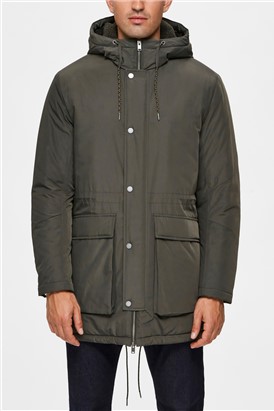  Leo Parka Jacket in Khaki