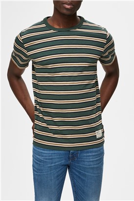  Striped T-Shirt in Green