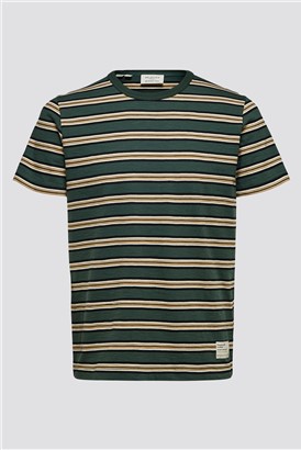  Striped T-Shirt in Green