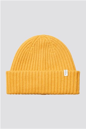  Merino Wool Yellow Beanie Hat