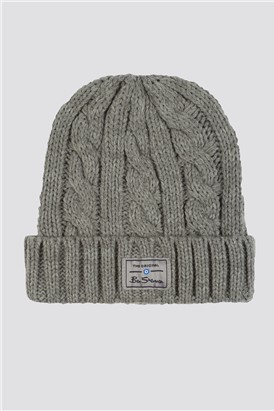  Reyes Cable Knit Hat and Scarf Set