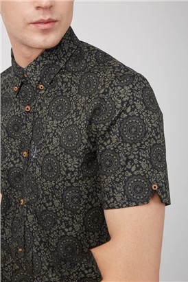  Regular Fit Floral Print Shirt