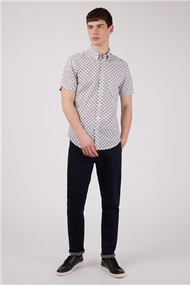  Regular Fit Target Spot Print Shirt