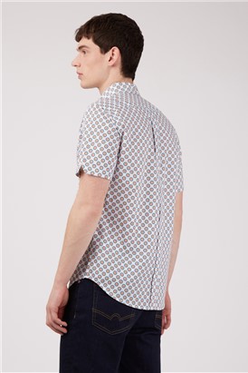  Regular Fit Target Spot Print Shirt