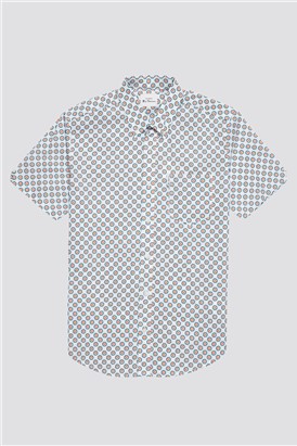  Regular Fit Target Spot Print Shirt