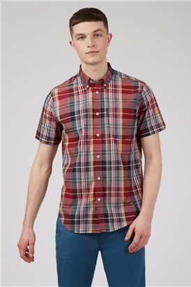  Large Madras Check Shirt