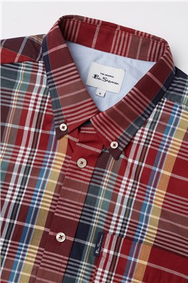  Large Madras Check Shirt