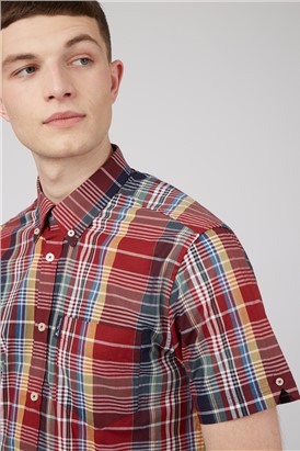  Large Madras Check Shirt