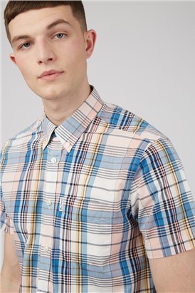  Large Madras Check Shirt