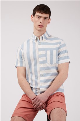   Archive Patchwork Candy Stripe Shirt