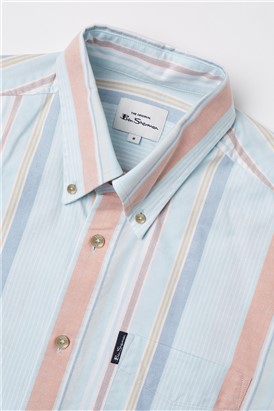  Regular Fit Oxford Stripe Shirt