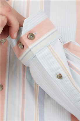  Regular Fit Oxford Stripe Shirt