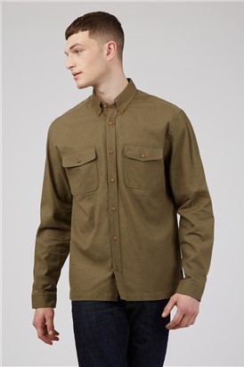   Cotton Linen Overshirt