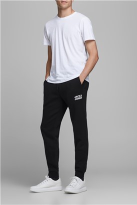 JACK & JONES Black Logo Sweat Pants