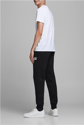 JACK & JONES Black Logo Sweat Pants