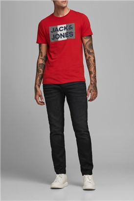 JACK & JONES Red Graphic T-Shirt