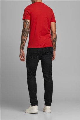 JACK & JONES Red Graphic T-Shirt