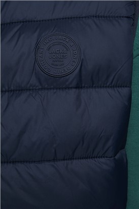 JACK & JONES Navy Puffer Gilet