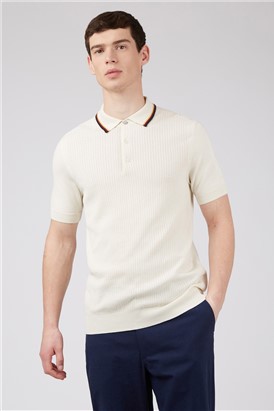  Textured Polo Shirt