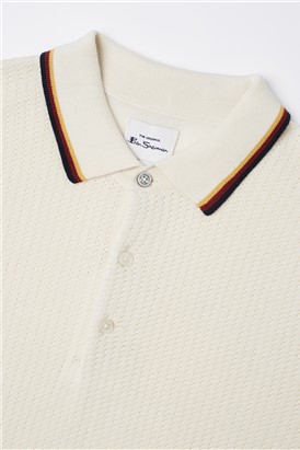  Textured Polo Shirt