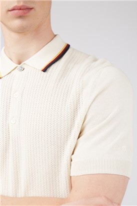  Textured Polo Shirt