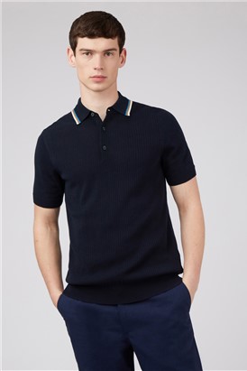  Textured Polo Shirt