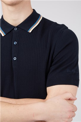  Textured Polo Shirt