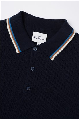  Textured Polo Shirt