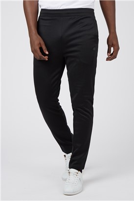  Slim Fit Black Tricot Track Trousers