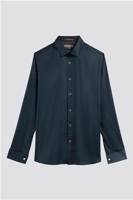  Slim Fit Navy Shirt