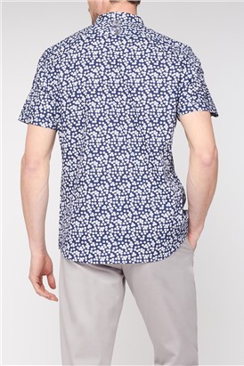  Short Sleeve Floral Print Shirt