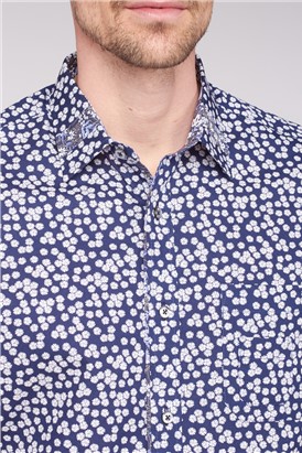  Short Sleeve Floral Print Shirt