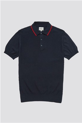  Textured Front Polo