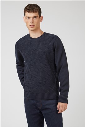  Cable Crew Neck Jumper