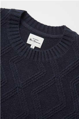  Cable Crew Neck Jumper