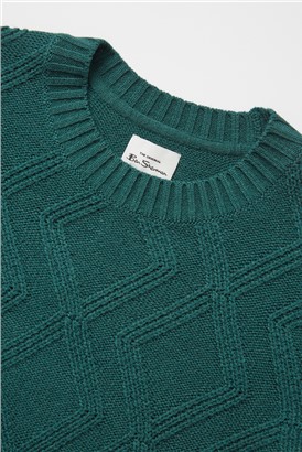  Cable Crew Neck Jumper