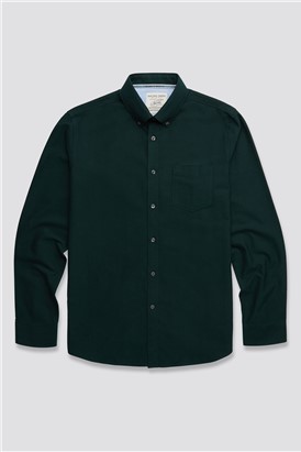  Long Sleeve Leston Trekking Green Oxford Shirt