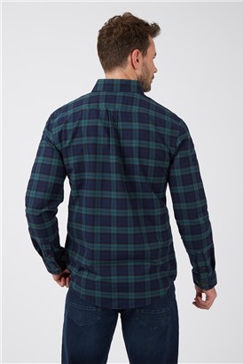  Long Sleeve Leston Blackwatch Tartan Shirt